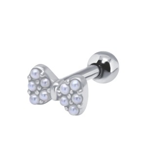 Pearls Bow Helix Ear Piercing TIP-3336